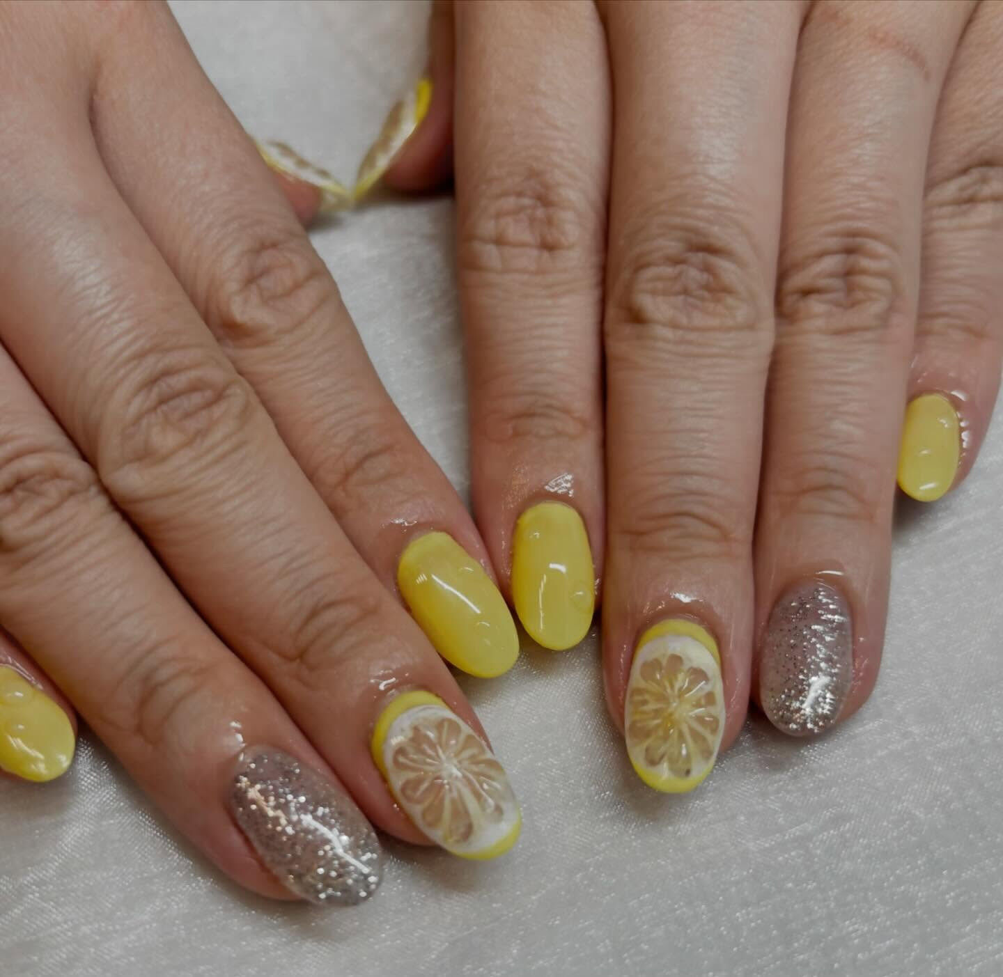 🌼✨爽やかフラッシュレモンネイル🍋✨🌼