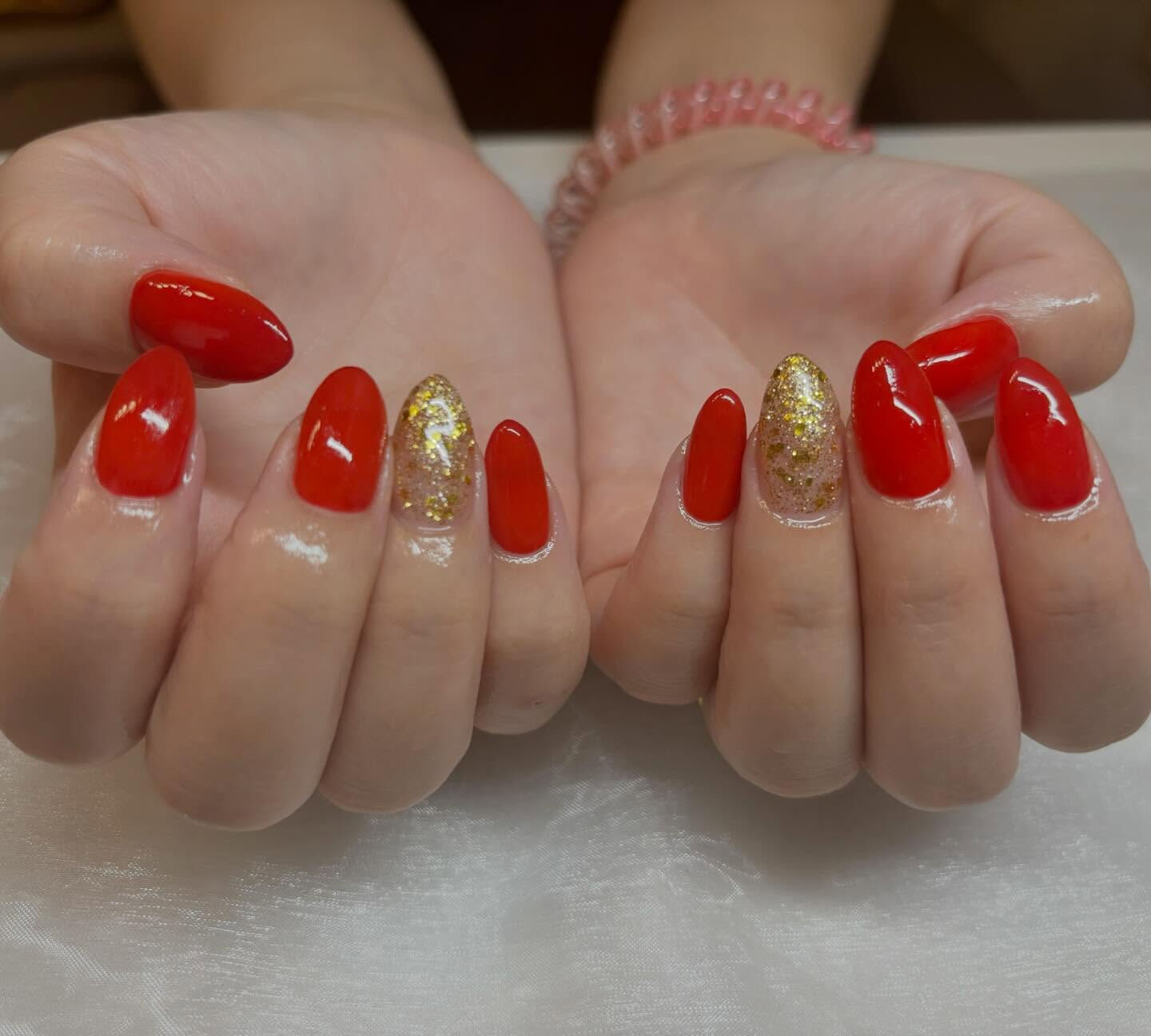リピーターさんのご希望の派手カラーネイル💅❤️✨